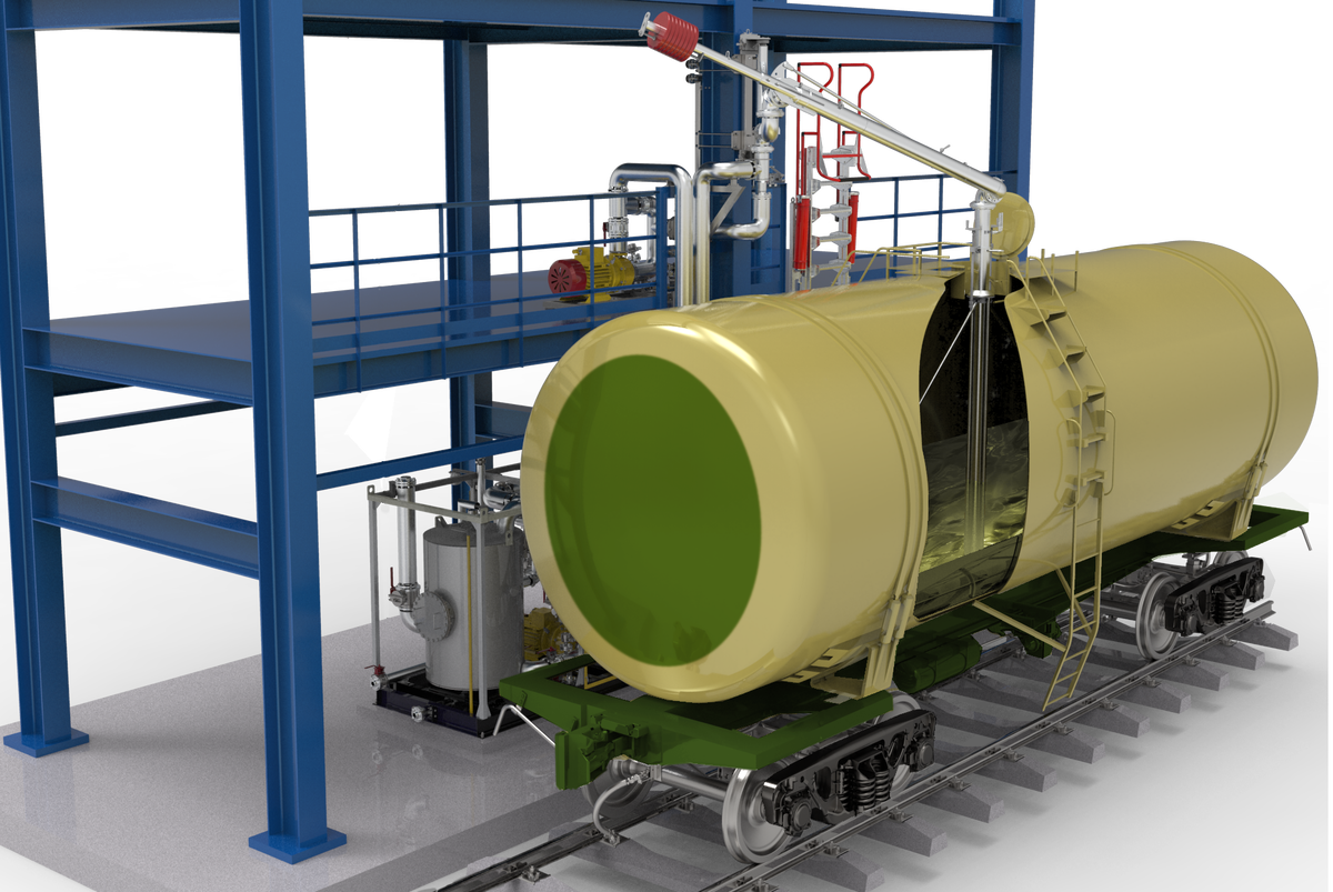 Установка разогрева вязких продуктов УРВП