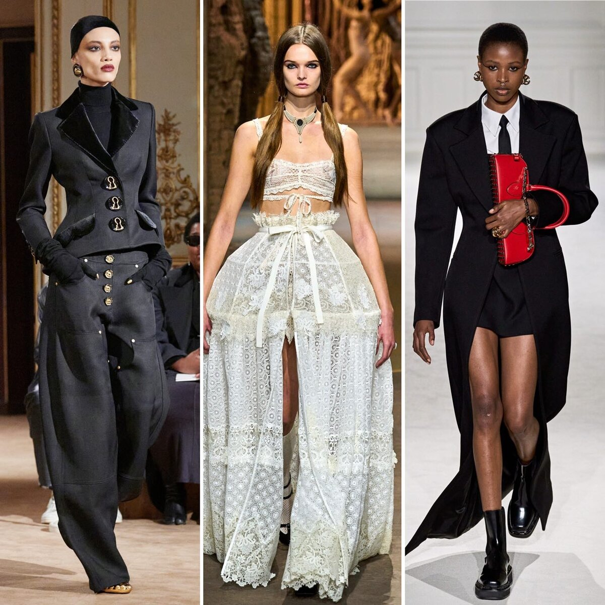 Schiaparelli, Cristian Dior,  Valentino