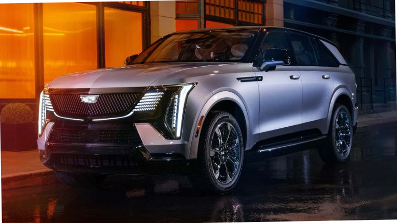 Иллюстрация автомобиля Cadillac Escalade IQ .