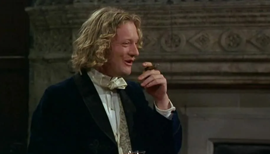 Дуглас Хэншелл в роли наглеца Эдварда. Кадр из фильма "Ангелы и насекомые". 