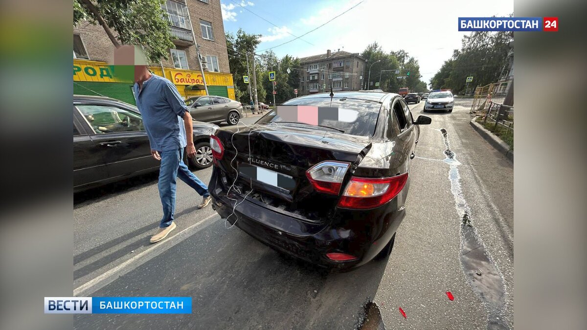    Пассажирка Renault Fluence пострадала в ДТП с участием пассажирской “Газели” в Уфе
