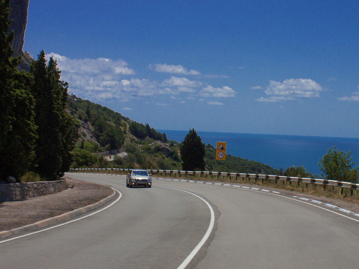 Дороги крымы в горах