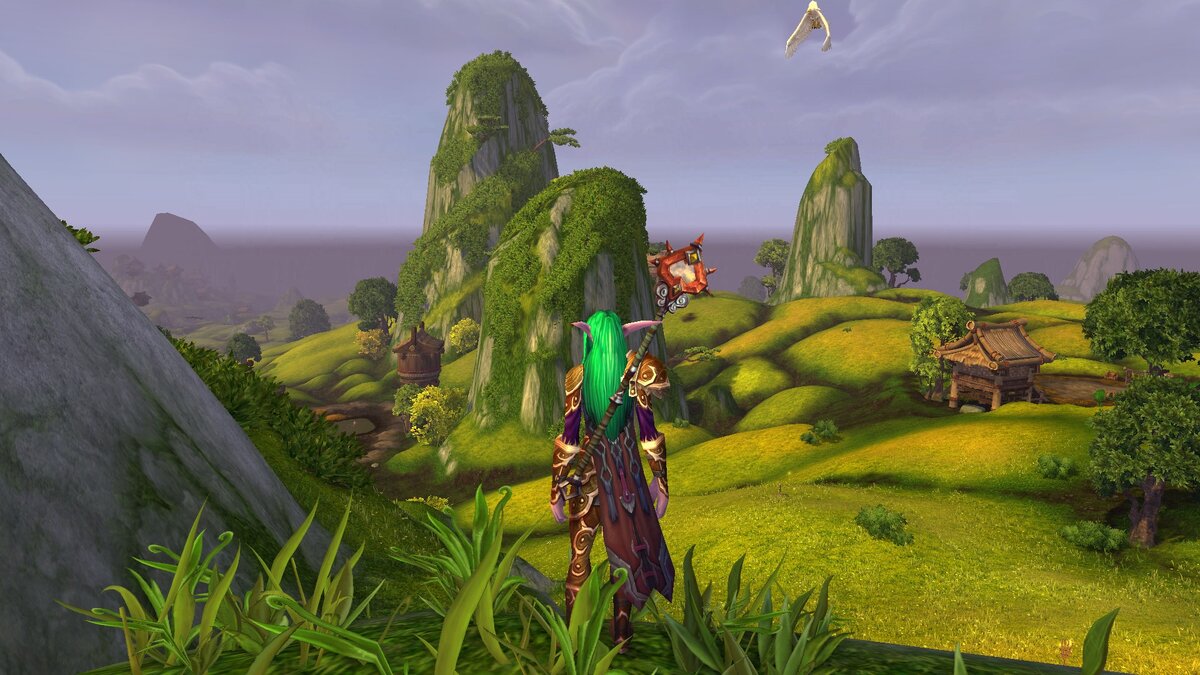 Скриншот самой популярной игры в мире World of Warcraft. 