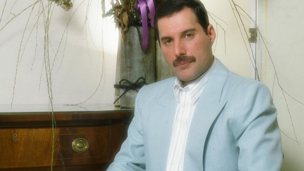 Freddie Mercury in 1986 (Koh Hasebe/Shinko Music - Getty)