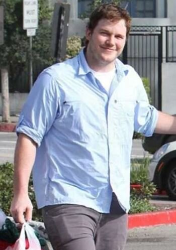 Крис Пратт до похудения