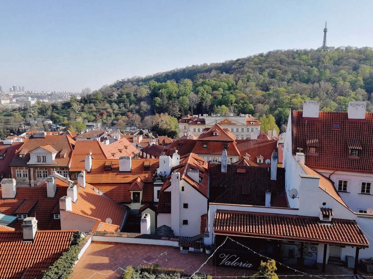 Вид на Прагу