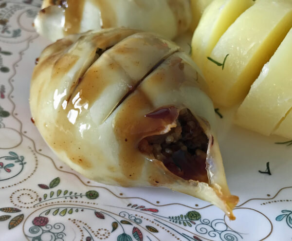 Фаршированный кальмар