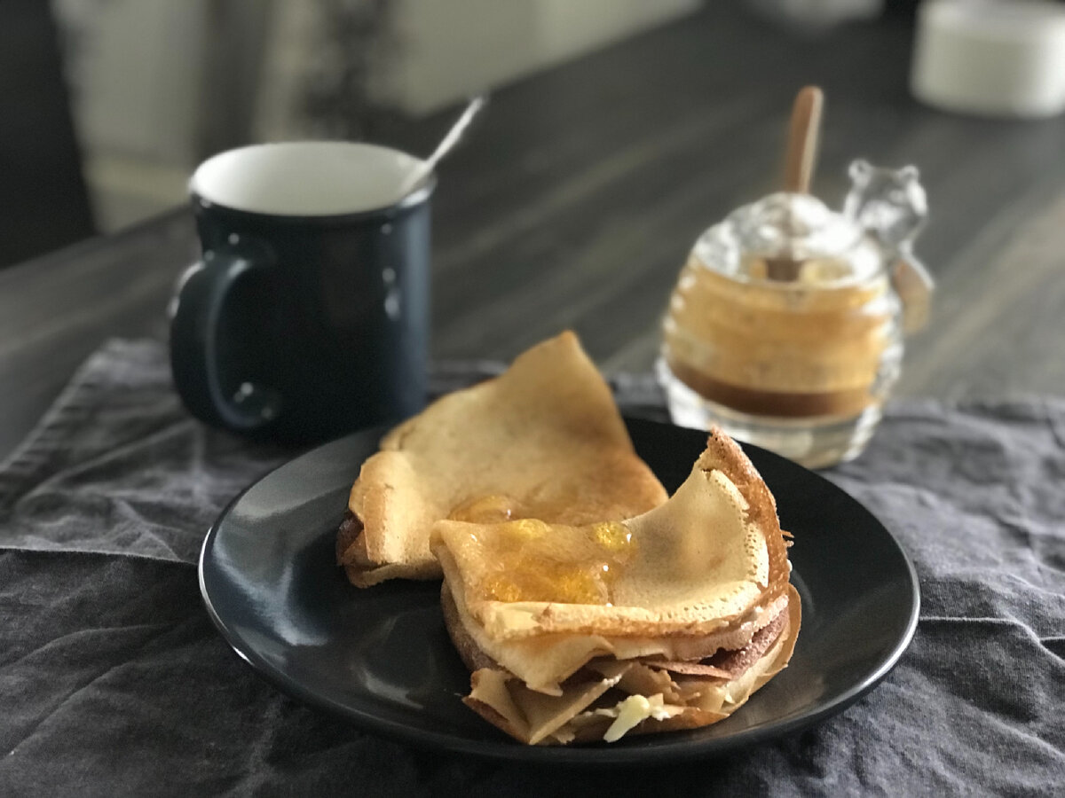 Постные блины на газировке. Фото - Сладкий Персик