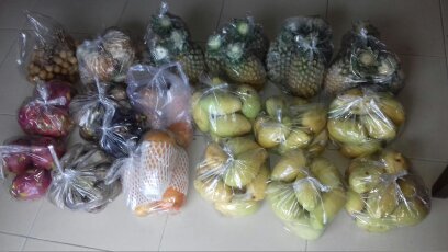 Фрукты домой из Таиланда. Фото автора.