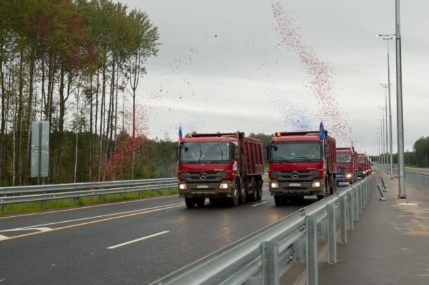 Открытие 7-го участка трассы М-11. Фото ГК «Автодор»