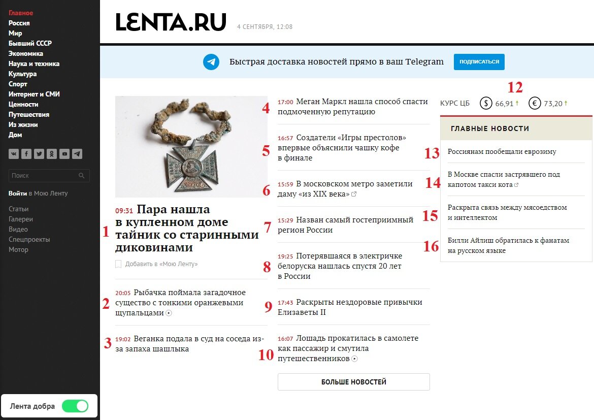 Лента добра блин...