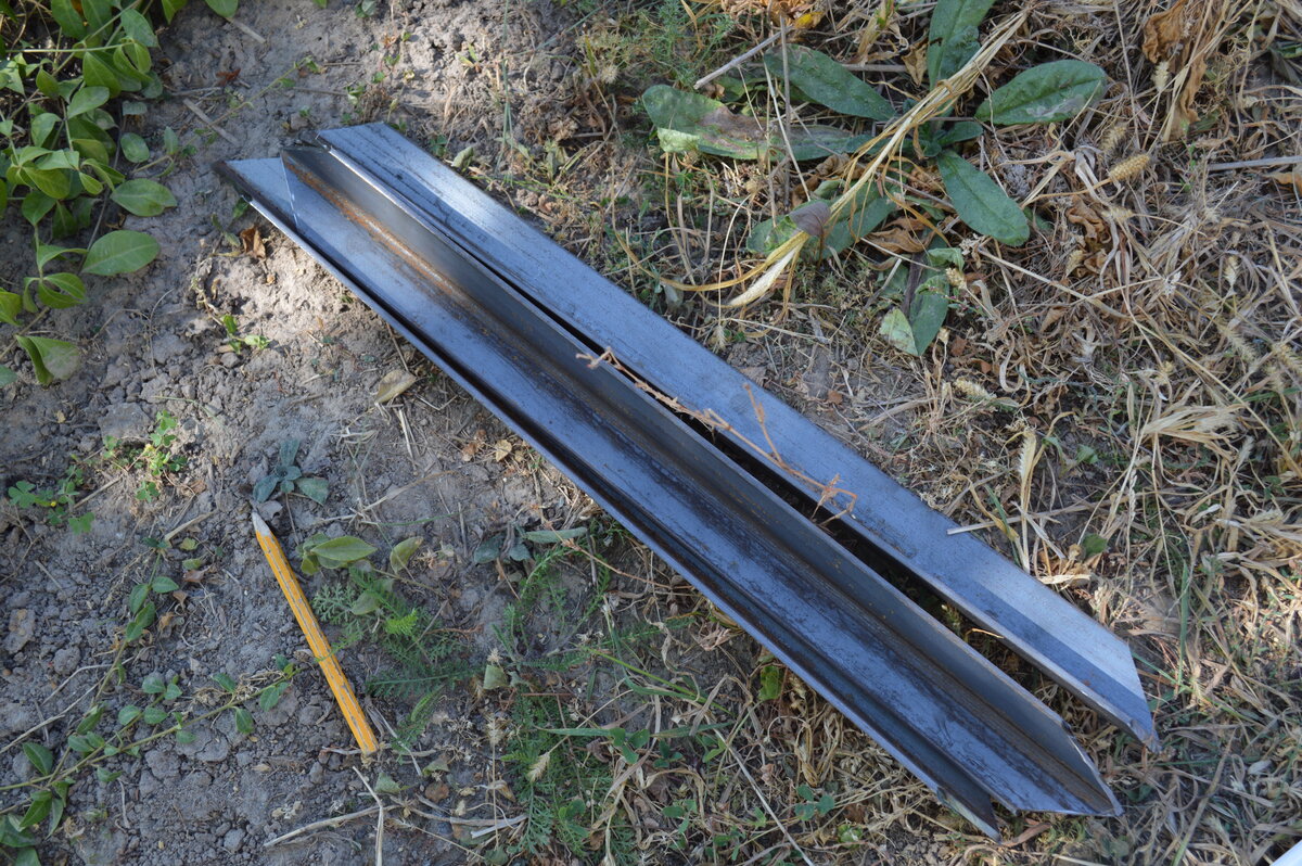 Заострение металлических укосин