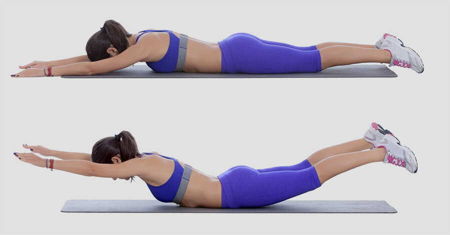 Упражнение «Тройной эффект»: прорабатываем спину и живот в любом возрасте