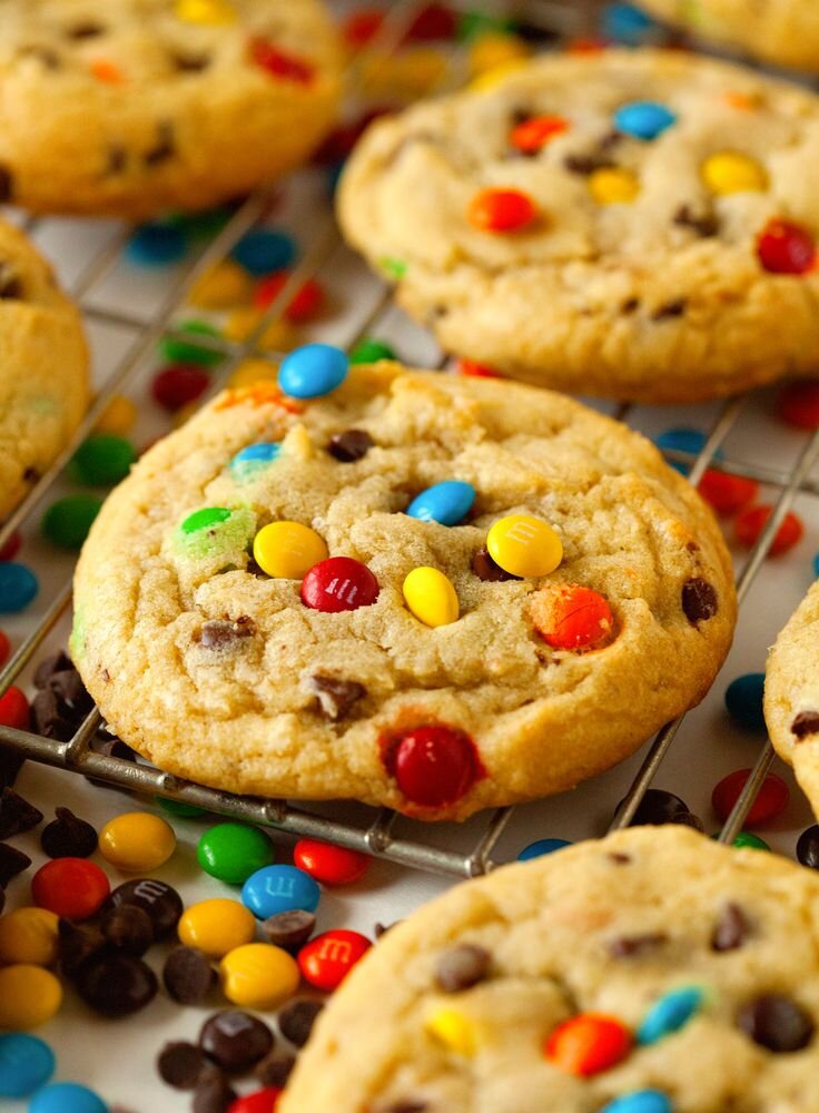 Gosh, m&m's cookies! Will you?