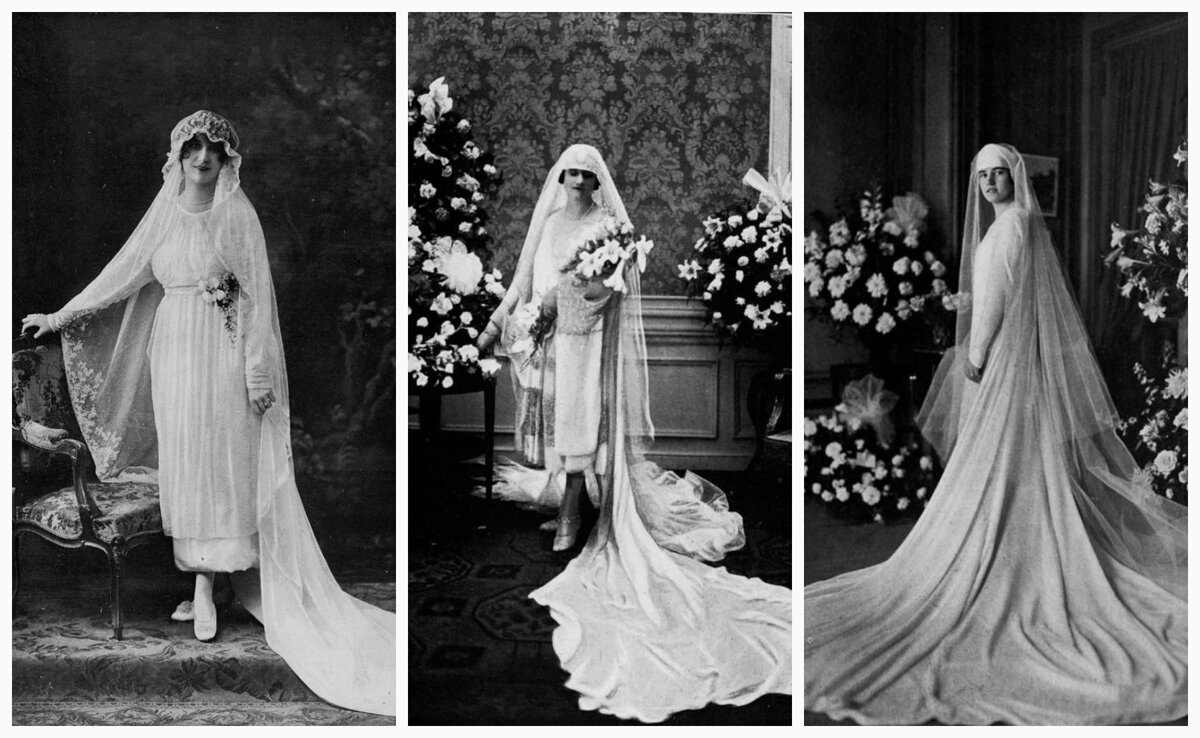 Фото из открытых источников. Мода свадебных платьев 20-х