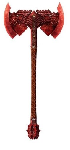 Парадный вариант красного цвета.