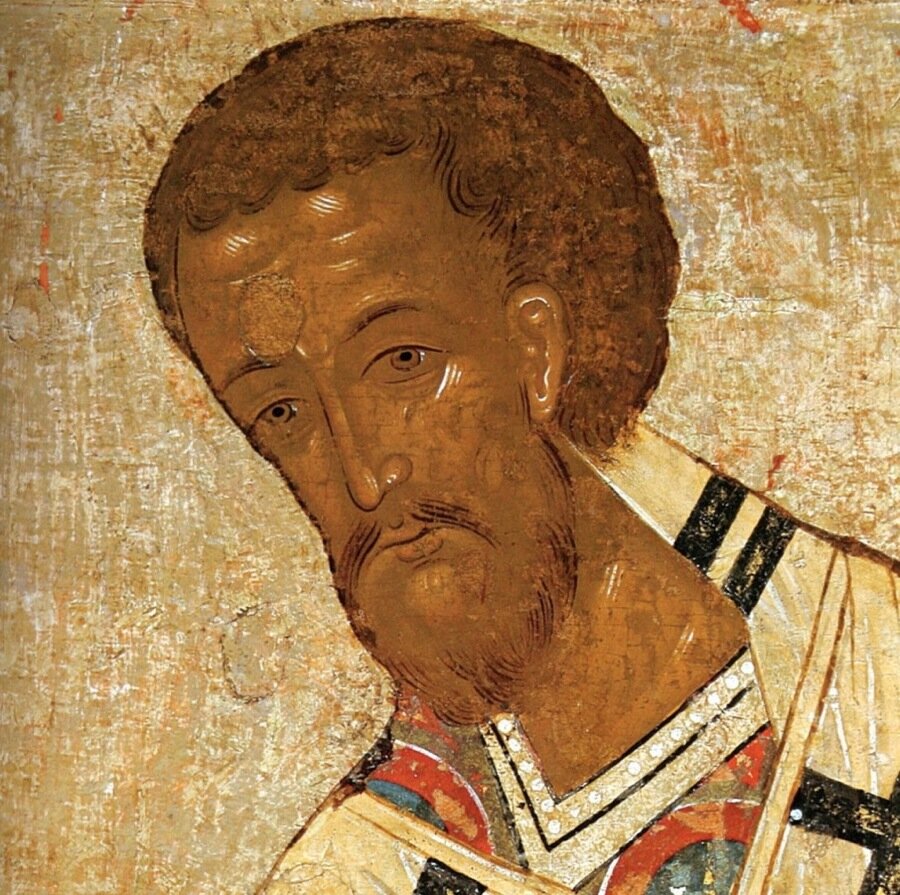 Святитель Иоанн Златоуст - один из трёх великих святителей авторов Божественной Литургии.