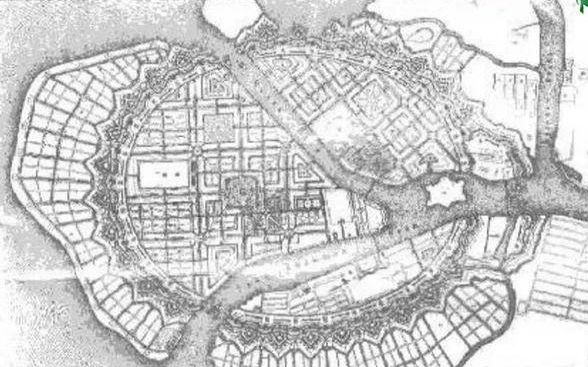 Проект будущего Санкт - Петербурга? А может просто карта уже существующего города - Господина Великого Новгорода? 