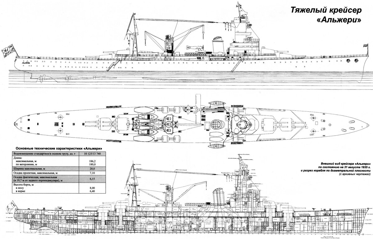 Тяжелый крейсер блюхер чертежи
