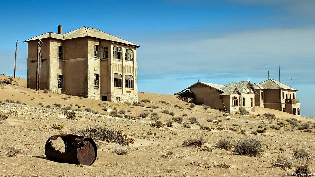 Колманскоп - призрак немецкого города в песках Намибии