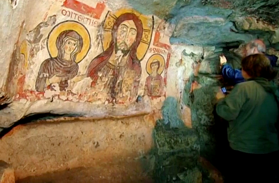 La cueva de Agia Sofia, Mylopotamos (c. siglo XIII). Grecia