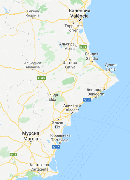 Скриншот из сервиса Google.Карты