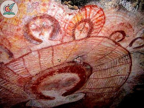 Рисунок на горе Хунань, Китай, возраст около 47 000 лет
