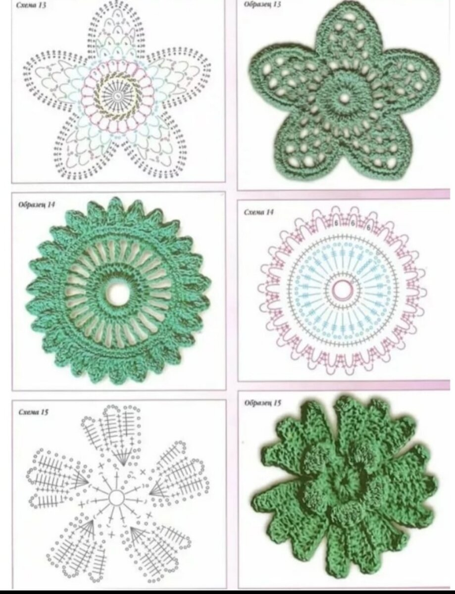 Ирландское кружево объемные цветы крючком схемы
