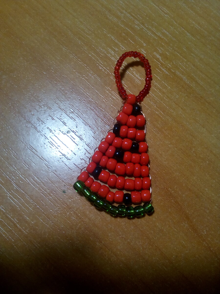 Брелки из бисера Арбуз