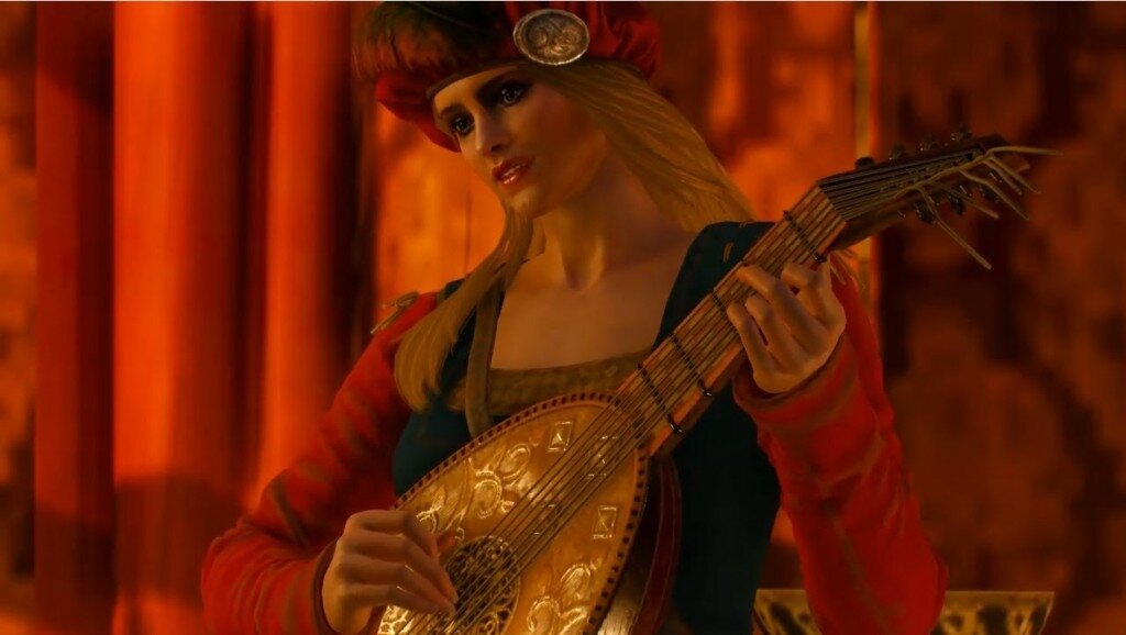 Песнь Присциллы в игре...