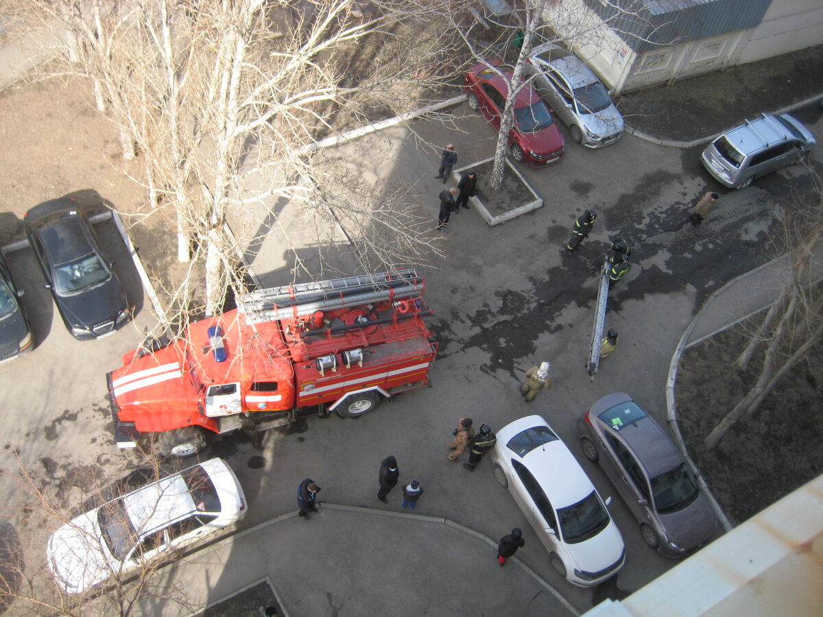 Снимок сделан с нашего балкона