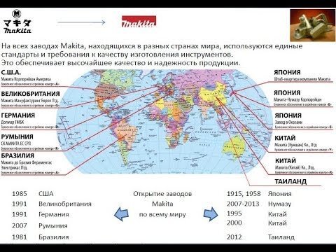 Добрый день начну с того что 80% инструмента производится в Китае, да и Бош, Метабо Макита производится на заводах в Китае.