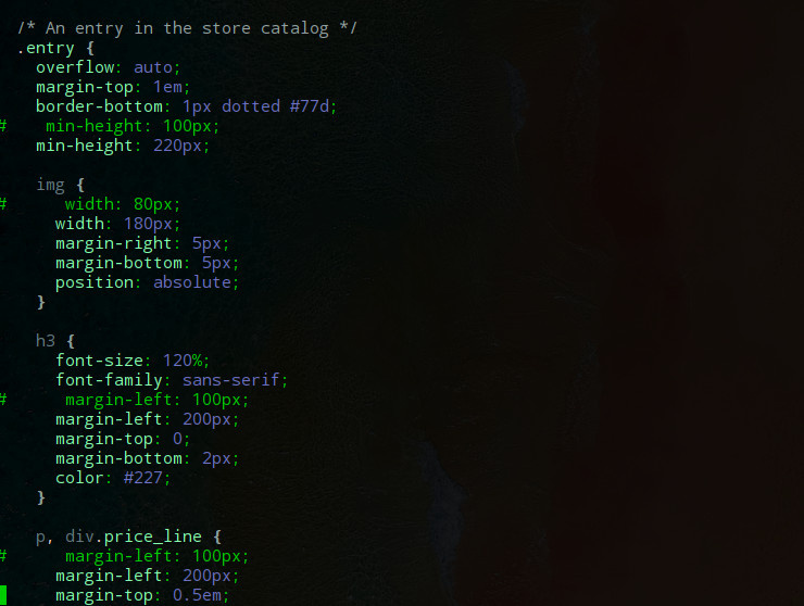 Скриншот 2. store.scss.