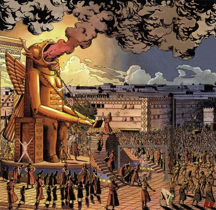 преподношение в жертву младенца