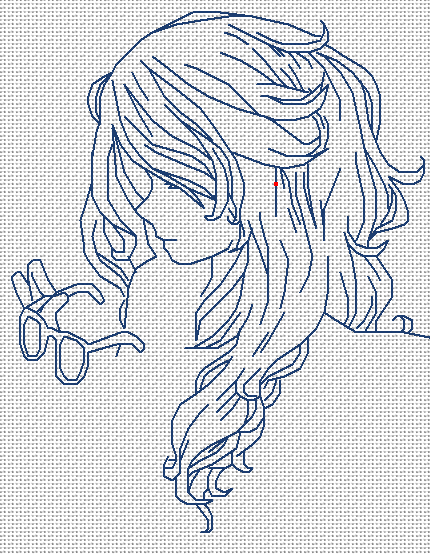 в начале обрисовала картинку беком 