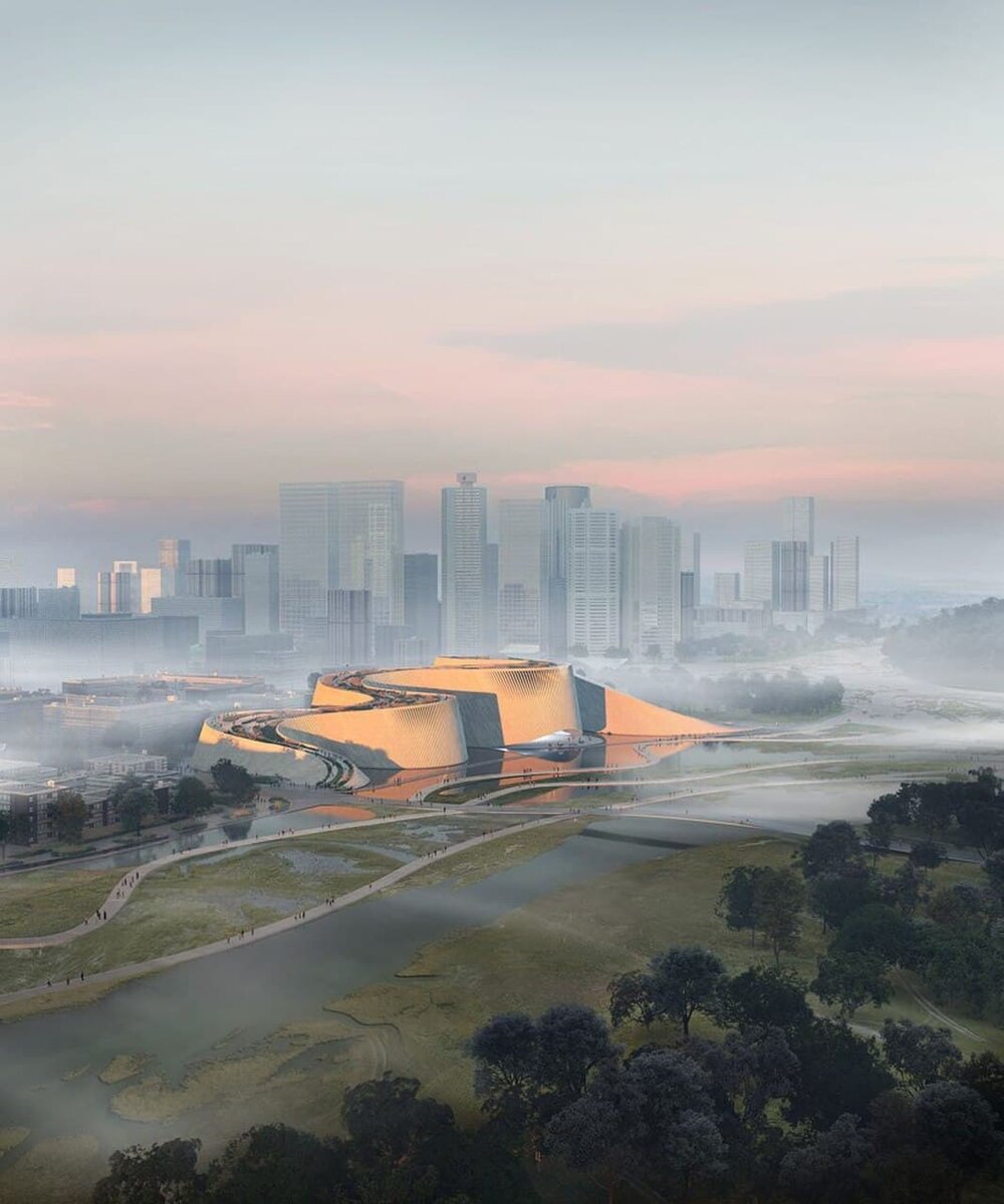 Shenzhen Natural History Museum. Фото by 3xnarchitects https://www.instagram.com/p/CIA_P8ggyYT/ 