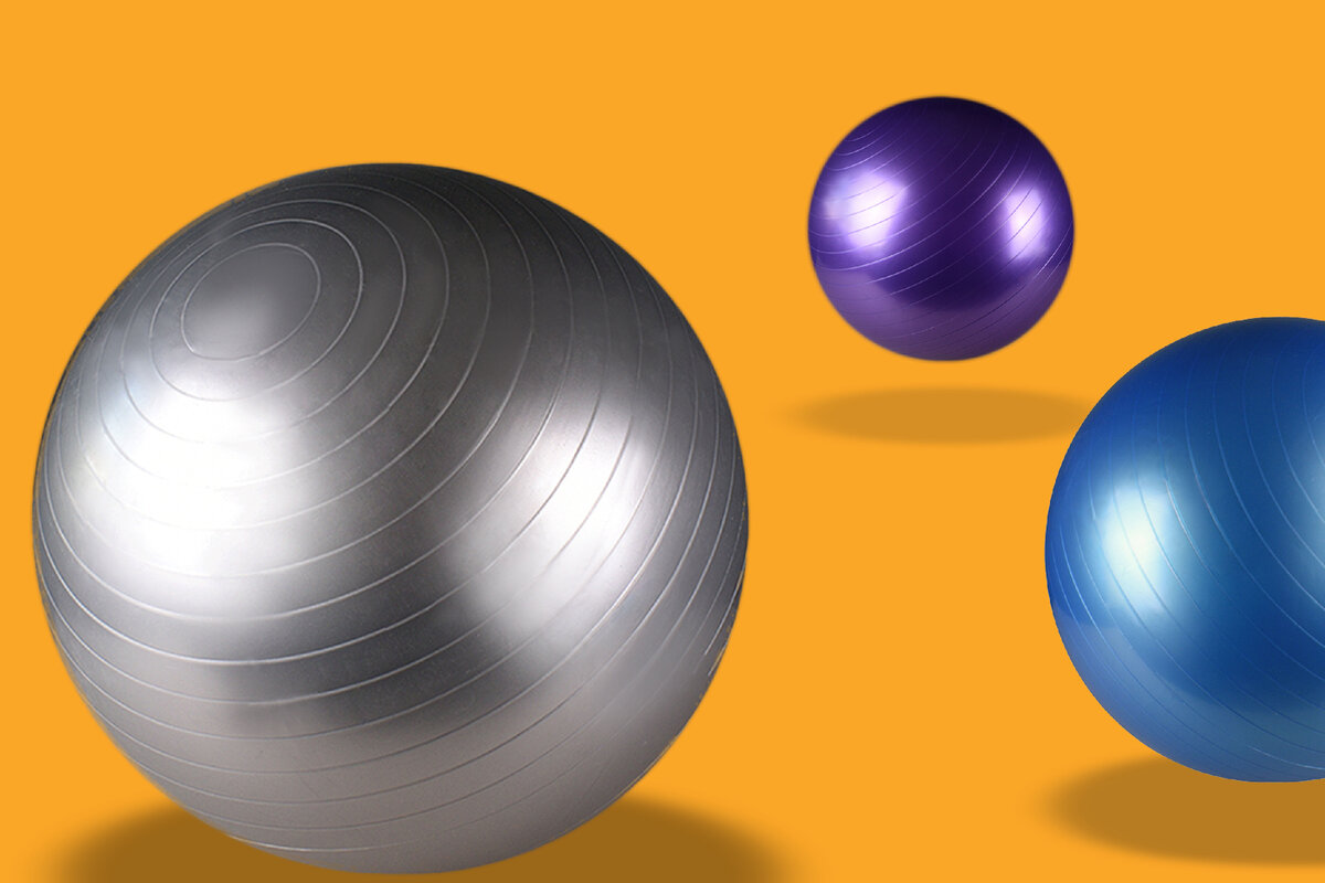 Гимнастический мяч (фитбол) Go!SportPro (доступные размеры 65,75 и 85 см)