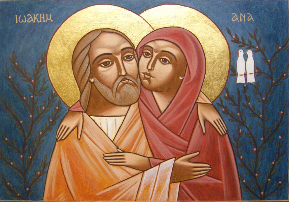 Святые Иоаким и Анна. Мастерская Иосифа. Изображение взято в открытых источниках.