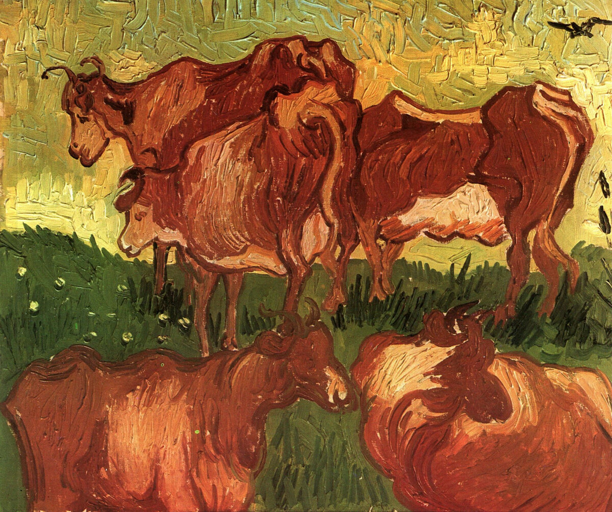 Коровы. 1890 