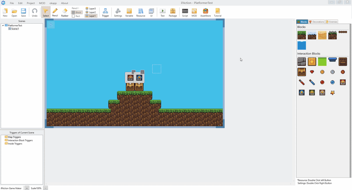 Гифка автора, редактор UI
