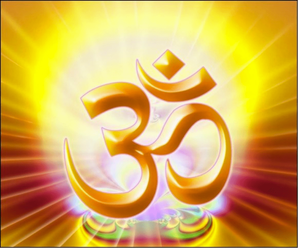 изображение звука ОМ, с чего начиналась вселенная