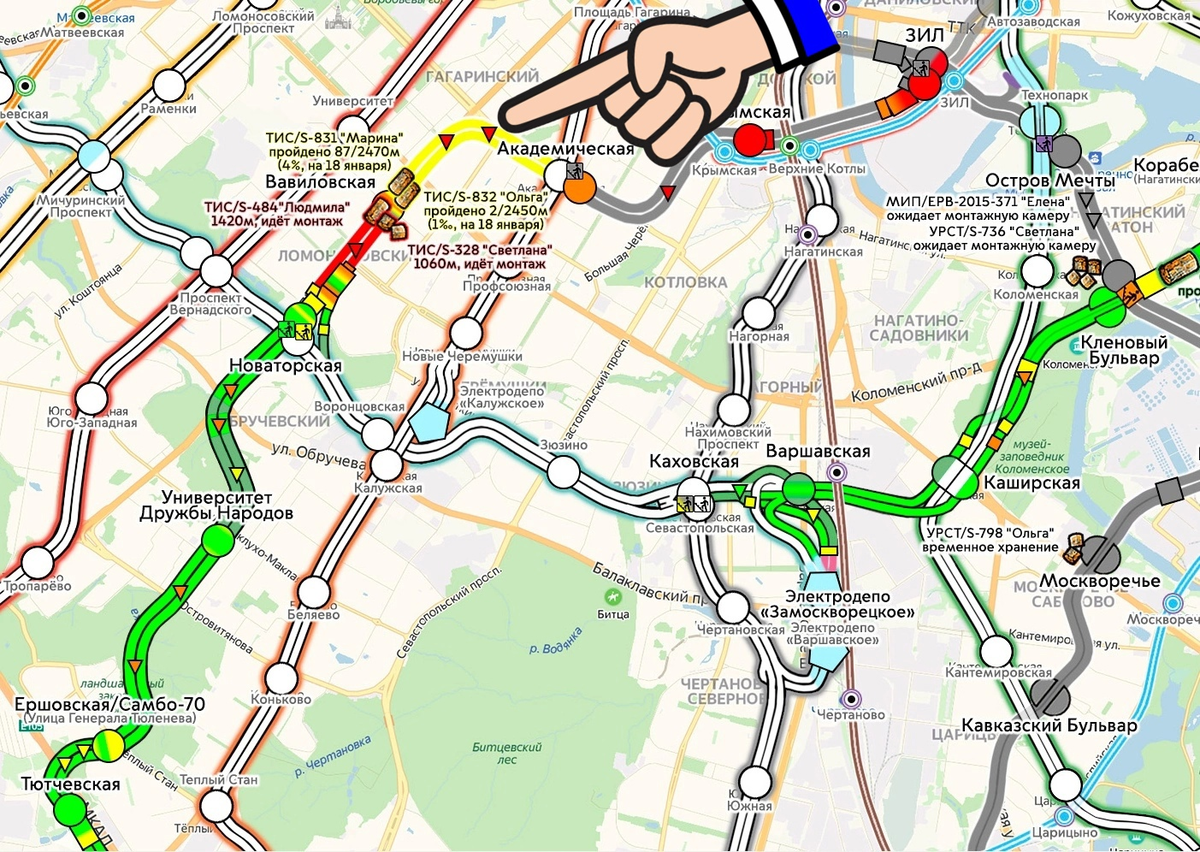 Метрострой на Ленинском проспекте и ЗиЛе. Большой обзор хода работ |  Развитие Метрополитена в Москве | Дзен