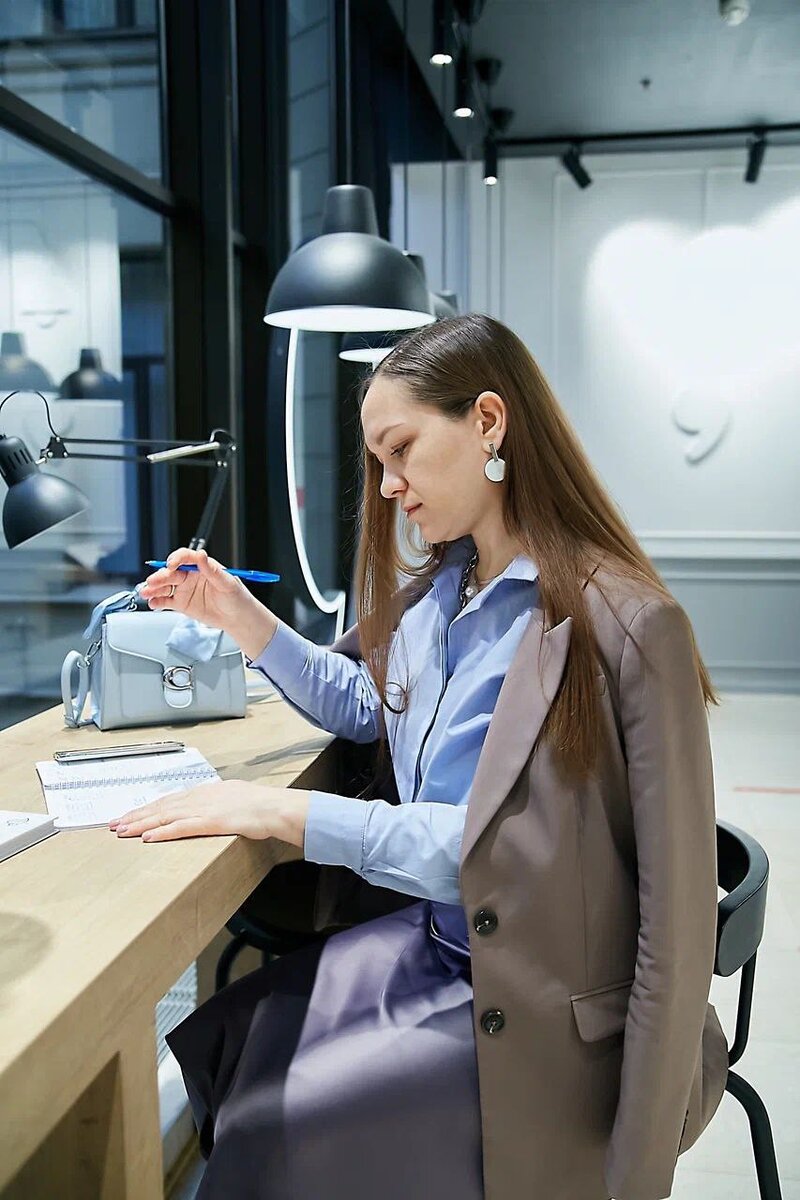 Автор во время работы. 