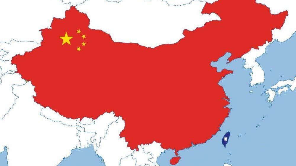 Карта Китая