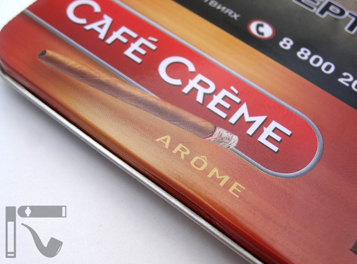 Сигариллы Cafe Creme Arome. Фото: © канал "Уголок Курильщика"