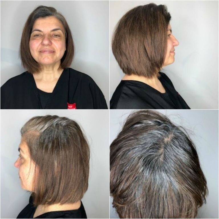 Шитье седины фото до и после Отрастила Седые Волосы топ новых бесплатных фото