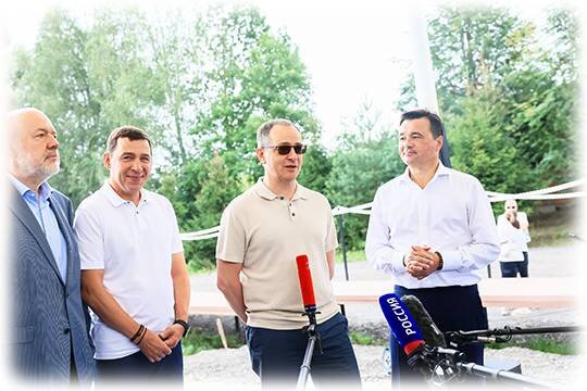    Андрей Воробьев открыл историческую тропу к могиле Татищева в Солнечногорске