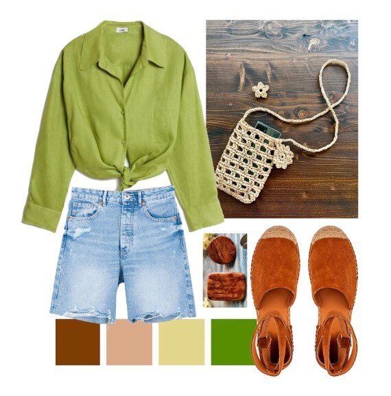 Образы с сумочкой для телефона