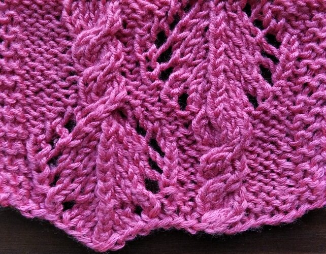 Лицевая сторона узора