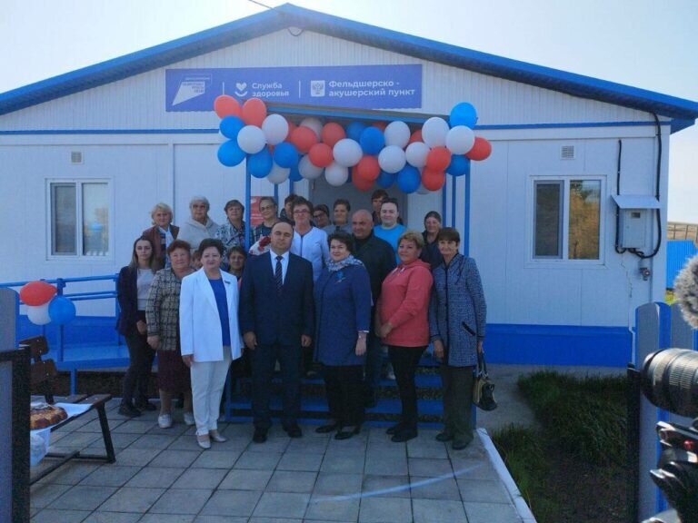    В Октябрьском районе открылся новый фельдшерско-акушерский пункт Марина Шарт